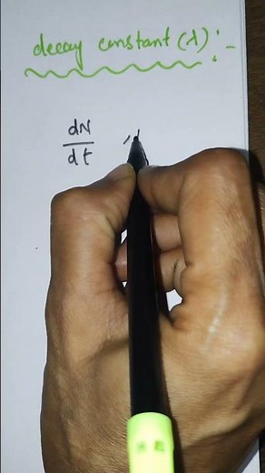 Decay constant ‪@physicsstudytime9614‬ #shorts#radioactivity#disintegration of atoms#nucleus#physics