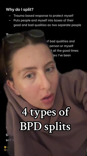 4 types of splits #greenscreen #bpd #borderlinepersonalitydisorder #mentalhealth #trauma