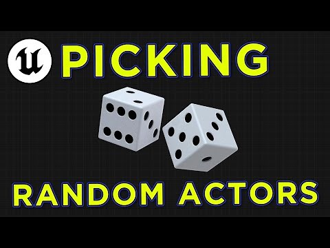 Picking Random Actors in your Blurprints - UE4/UE5 Tutorial