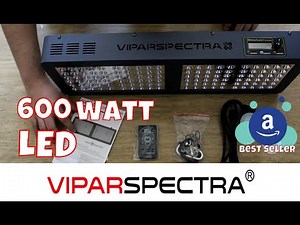 ViparSpectra 600 Watt LED Grow Light Review | Amazon Best Seller | TC600 Timer Control Series