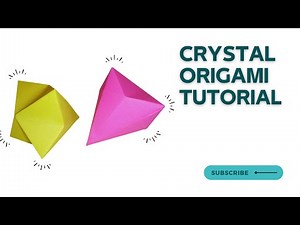 How to Do a Crystal Origami Tutorial! Easy and Fast! DIY!