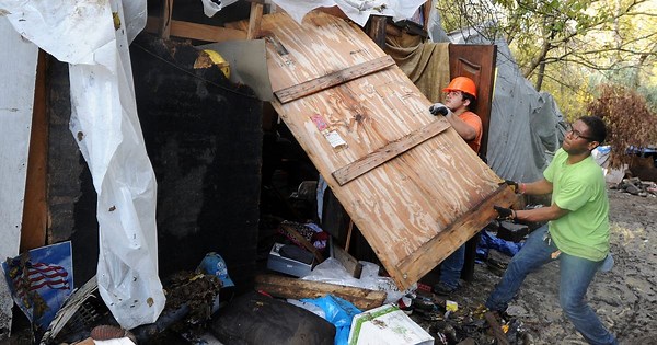 San Jose clears out former 'Jungle' homeless encampment