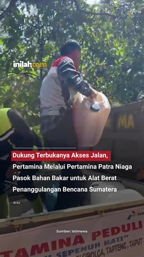 Pertamina melalui Pertamina Patra Niaga pasok 8000 liter bahan bakar jenis Dexlite untuk UPTD PUPR dalam mendukung operasional alat berat penanggulangan bencana di wilayah Tapanuli dan Sibolga. BBM dipasok menggunakan jerigen dan dikirim ke lokasi terdampak longsor, khususnya di ruas jalan lintas mas Kabupaten Tapanuli Utara - Tapanuli Tengah - Tapanuli Selatan - Sibolga, wilayah yang menjadi jalur utama penghubung aktivitas masyarakat dan distribusi logistik di kawasan tersebut. Pengoperasian a