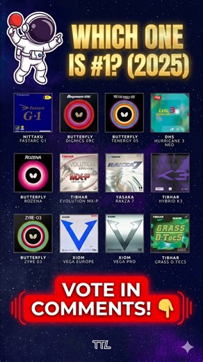 Best Selling Table Tennis Rubbers of 2025! 🏓🔥