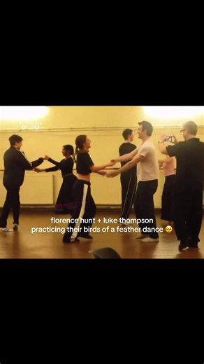 Too Cute: Bridgerton's Florence Hunt and Luke Thompson Practice Dance