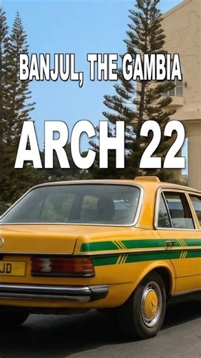 Arch 22, Banjul, The Gambia | YTJD Jazz Drive 🎷🚕 #shorts
