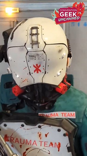 Check out this cool Trauma Team helmet from Cyberpunk 2077 created by Props It Yourself. You know you want it: https://80.lv/articles/prop-maker-created-trauma-team-helmet-from-cyberpunk-2077/ | 80 Level