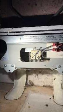 Fixing a night time storage heater. #electrician #shorts