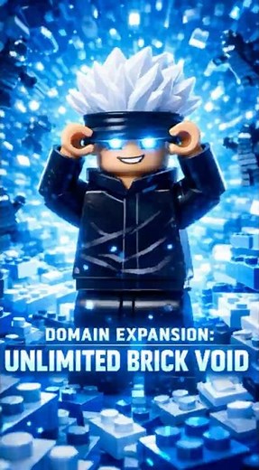 BLINDFOLD OFF! LEGO GOJO UNLEASHES UNLIMITED BRICK VOID! 🤯 CINEMATIC ANIME