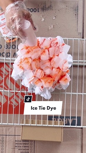 Ice Tie Dye Tutorial for Football Season