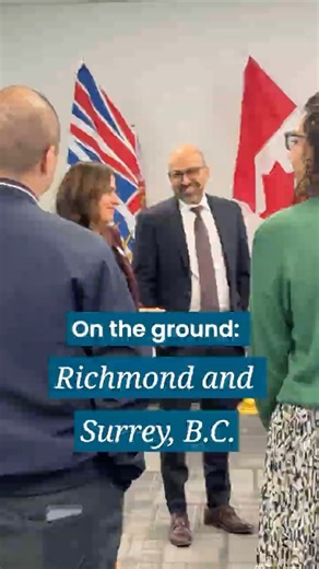 📍Deputy Governor Thys Mendes was in Richmond and Surrey, B.C.