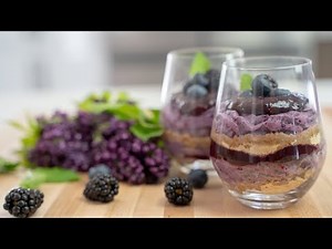 Quick & Easy Blueberry Mascarpone Cheesecake | No-bake | In A Cup