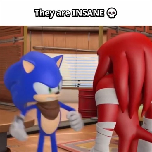 Sonic and Knuckles FIGHT 💀 #sonic #memes