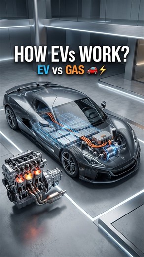 How Do Electric Cars Actually Work? ⚡🚗 | EV Explained