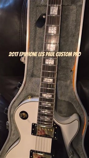 2017 Epiphone Les Paul Custom Pro. #letsripit #epiphone #guitar #ericclapton #lespaul #bettywhite