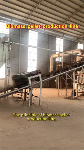 Biomass pellet production line#pelletproductionline #pelletmachine #biomasspellet #woodcrusher #fuel #fyp
