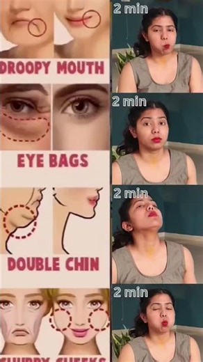 Face Yoga for Face linings and Double chin#faceyoga#faceyogapractice#facemassage