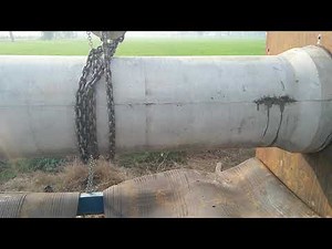 Hydrostatic pressure test RCC Pipe (failed sample)