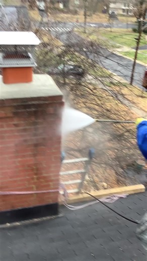 Built-up dirt, mold, and grime don’t stand a chance. Check out this satisfying power wash — restoring the look of the home while using safe, controlled pressure to protect the masonry. Clean, refreshed, and damage-free! 🏠💦 Trust JB&Son Chimney Services LLC for professional exterior cleaning done right. 📞 Call or text 240-850-9651 to schedule your power wash service today! #BeforeAndAfter #PowerWash #SoftWash #HomeMaintenance #JBandSonChimneyServices