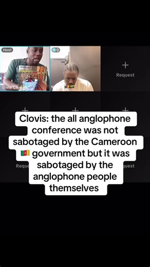 Clovis: the all anglophone conference was not sabotaged by the Cameroon 🇨🇲 government but it was sabotaged by the anglophone people themselves #talktalkcorner #trending #cameroon #buea #viral
