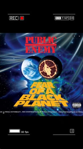 🔥 ALBUM APPRECIATION 🔥 Public Enemy — Fear Of A Black Planet (1990) 🌍💥 This ain’t just an album… this is a warning siren, a history lesson, and a revolution on wax. Public Enemy took hip-hop from the streets to the world stage and made it impossible to ignore what was happening in America. Chuck D’s voice sounds like it’s coming through a megaphone, Flava Flav brought that chaotic energy, and The Bomb Squad production? 🧨 Pure sonic warfare — loud, layered, and built to shake the system. 🎧 
