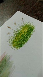 How to draw grass.#watercolor #stepbystep #painting
