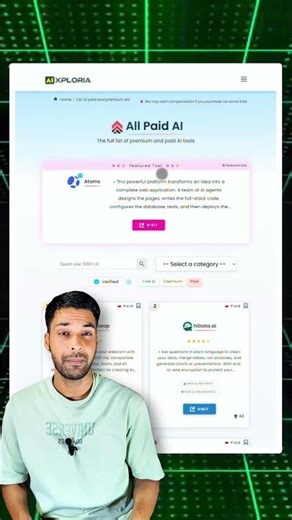 Day-31 5000+ FREE AI Tools in ONE Website 🔥#ai