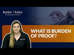 LAWYER: What is Burden of Proof?