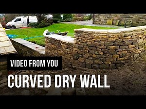 ⚒️ Dry Stone Walling - Building a curved wall