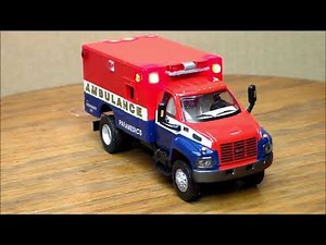 Custom Lighted HO GMC Ambulance