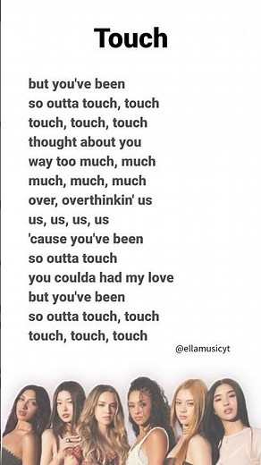 Katseye Touch lyrics #katseye #song #lyrics