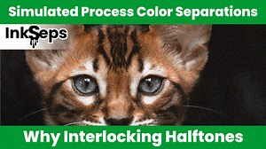 InkSeps Simulated Process Screen Printing and Interlocking Halftones