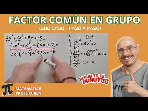 How to factor by common factor and groups | Step by step