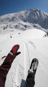 Snowboarding the Eisenhower Tunnel