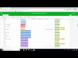 Camping Packing Checklist for Camping with Friends
