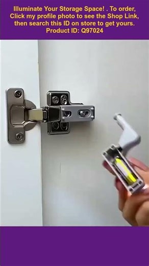 This is an LED cabinet hinge sensor light.