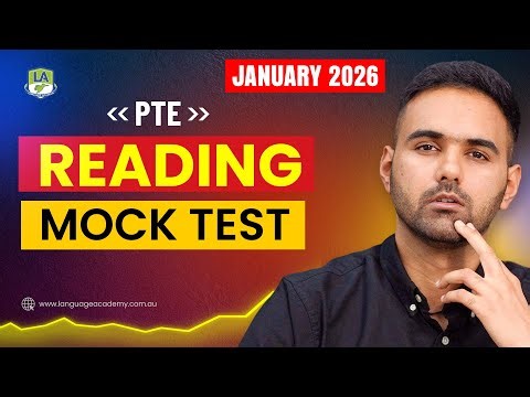 PTE Academic Reading Mock Test with Answers & Timer | Real Exam Questions | January 2026
