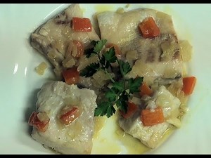 Perca en salsa Vídeo receta 128 Aquí cocinamos todos. Cooking recipe