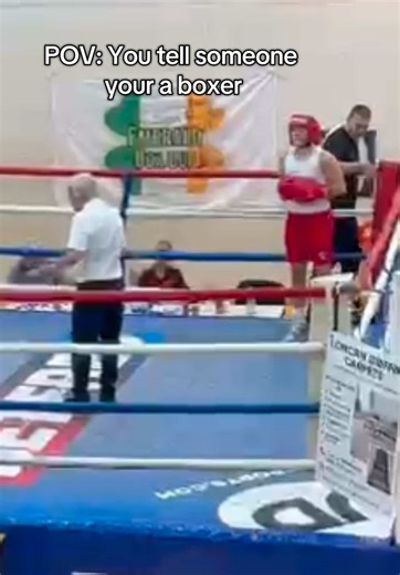 POV: Telling Someone You’re a Boxer