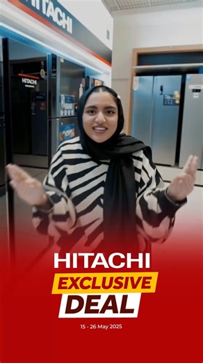 171 reactions | Don't miss out on this HITACHI deal at #LuLuOman ️ Get the best prices on refrigerators, washing machines, and vacuum cleaners. Hurry, offer ends on ️ 26th May! #HappyAtLuLu | LuLu Hypermarket | Facebook
