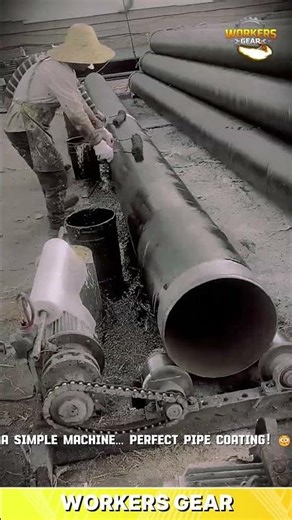 Heavy-Duty Pipe Coating Machine for Protecting Steel Pipes & Preventing Rust in Industrial Projects
