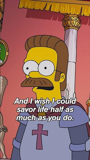 homer & flanders have a breakthrough 🥲 #thesimpsons