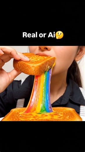 “Rainbow Cheese Pull Toast 🌈🧀 So Satisfying!”#satisfying #shorts #asmr #foodart #foodasmr