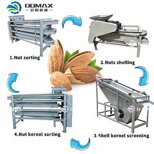 [Hot Item] High Quality 400-500kg/H Nut Almond Processing Line Husking Machine Shelling Machine