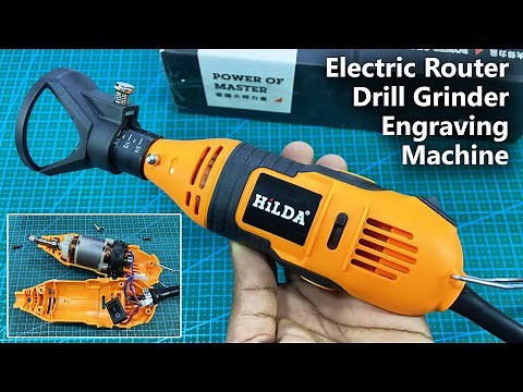 HILDA Electric Grinding Dremel Machine 220V 200W (Mini Drill Grinder Engraving Pen)
