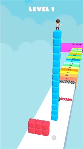 cube stacker surfer race Games || #Noobda_gamer #Cube_Stacker_Gameplay #trending_Reels_gameing_Level