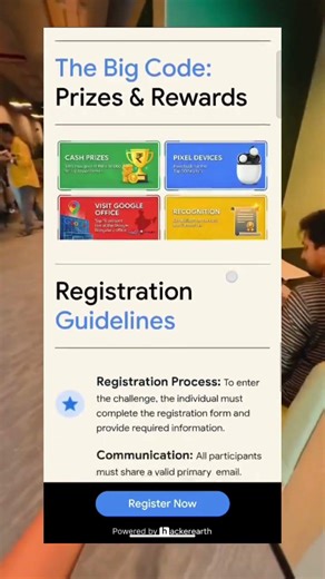 Google BitCode Hackathon 1st–3rd year students eligible | ₹6L prize