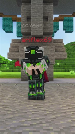Radioactive Armor Set ☠️ #minecraft #minecraftshorts #minecraftsurvival #minecraftserver #cyanplex