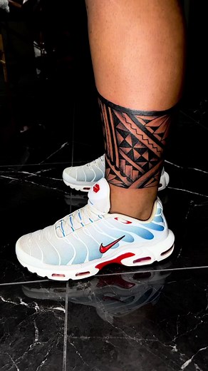 Tongan Culture Inspired Ankle Tattoo | Horse Ink Tattoo Design