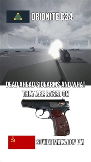 Dead Ahead Sidearms and What they are based on